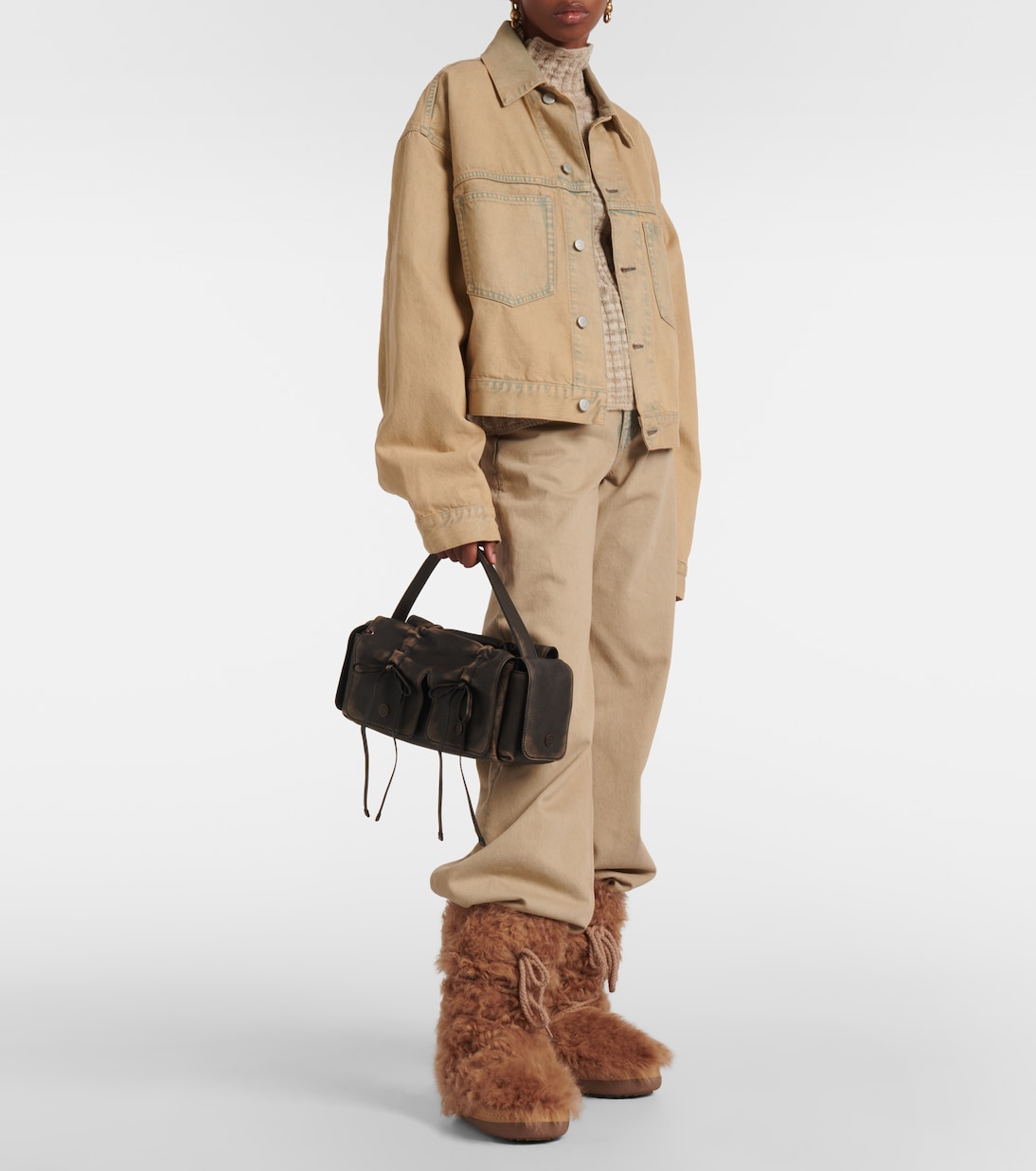 Long Curly High shearling snow boots | Inuikii