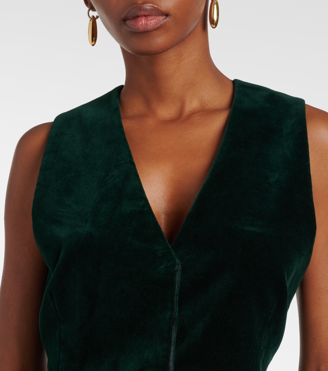 Weste aus Samt | Victoria Beckham