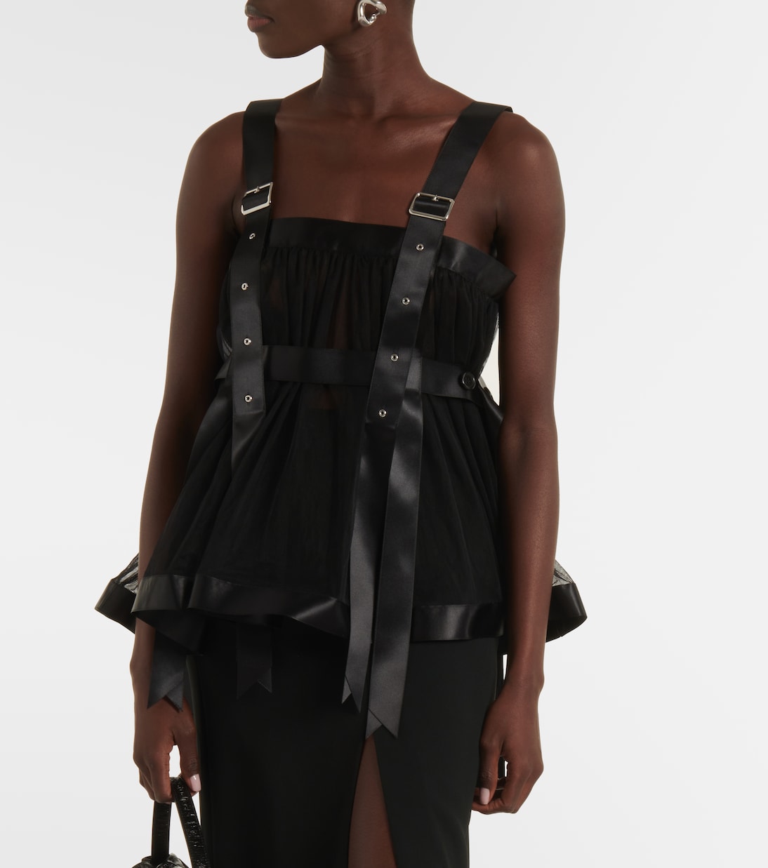 Tulle top | Noir Kei Ninomiya
