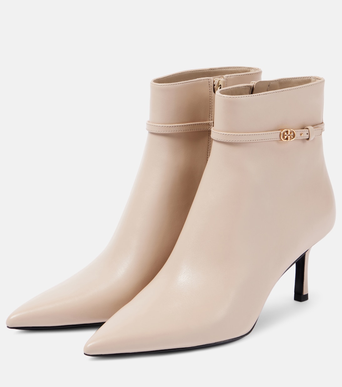 Stivaletti Double T Buckle 65 in pelle | Tory Burch