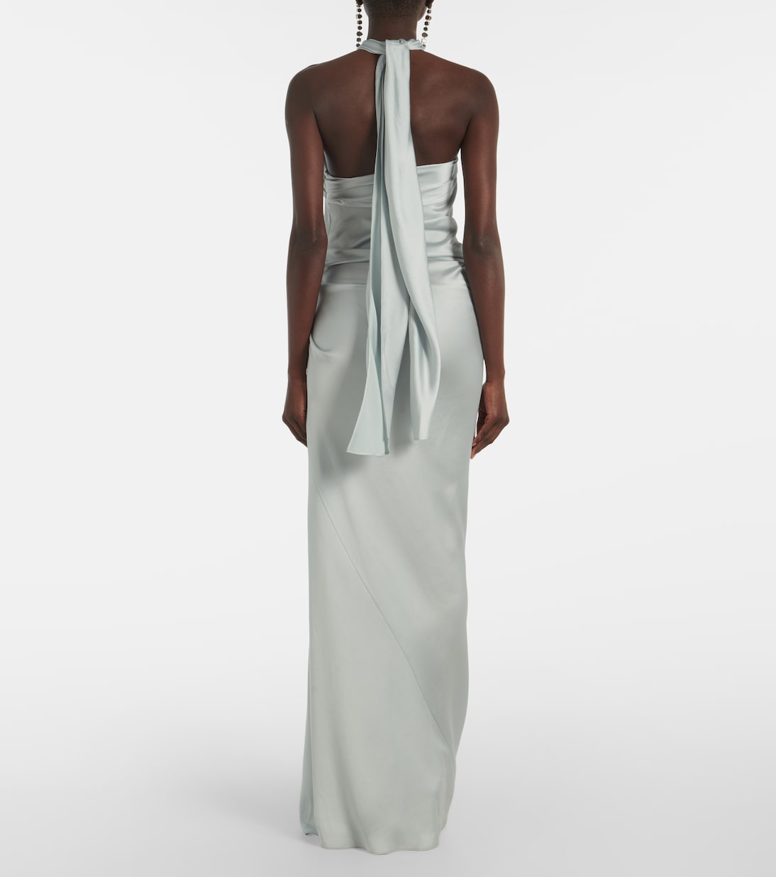 Robe longue en satin | Simkhai