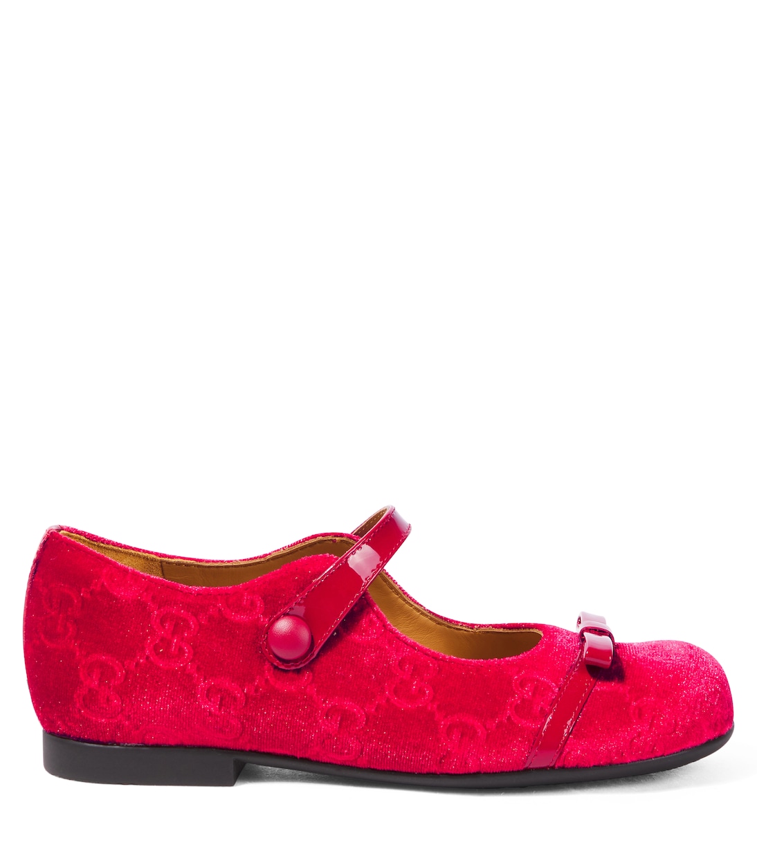 Ballerine in velluto GG | Gucci Kids