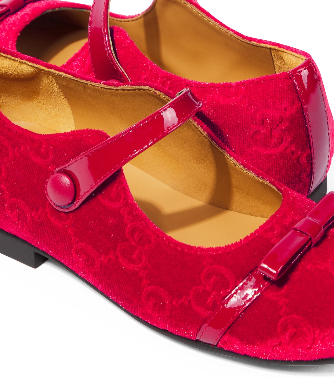 Ballerine in velluto GG | Gucci Kids