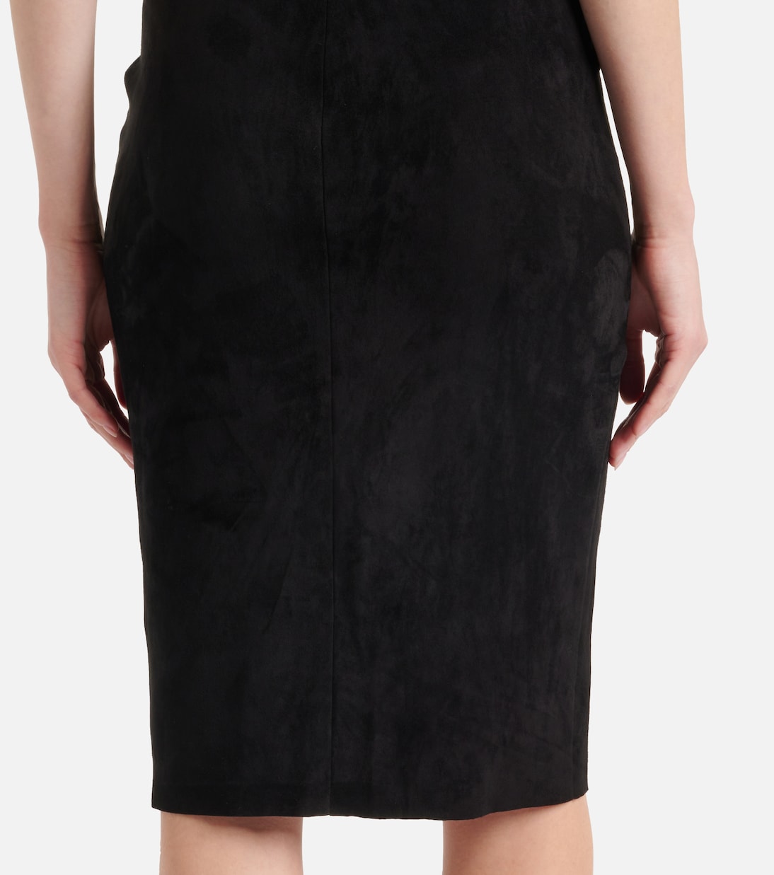 Abito midi Monica in suede | Stouls