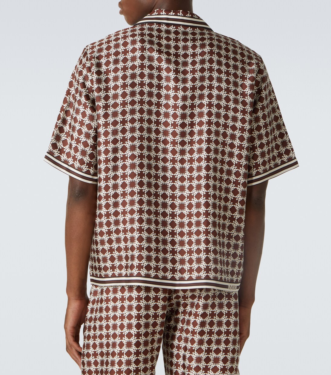 Ma Quad silk bowling shirt | Amiri