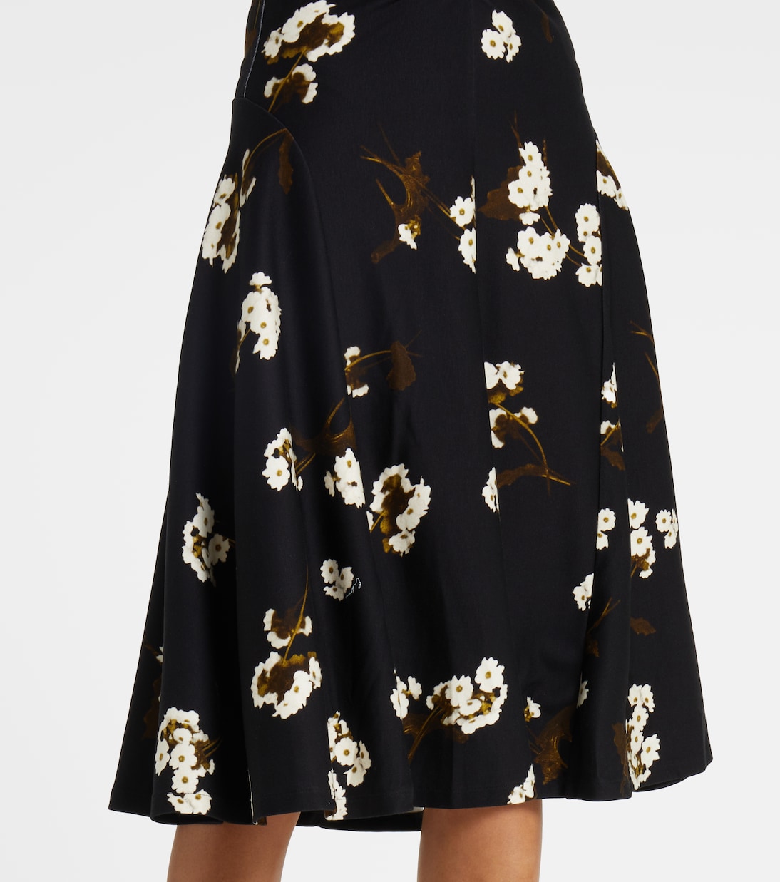 Abito midi con stampa | Erdem