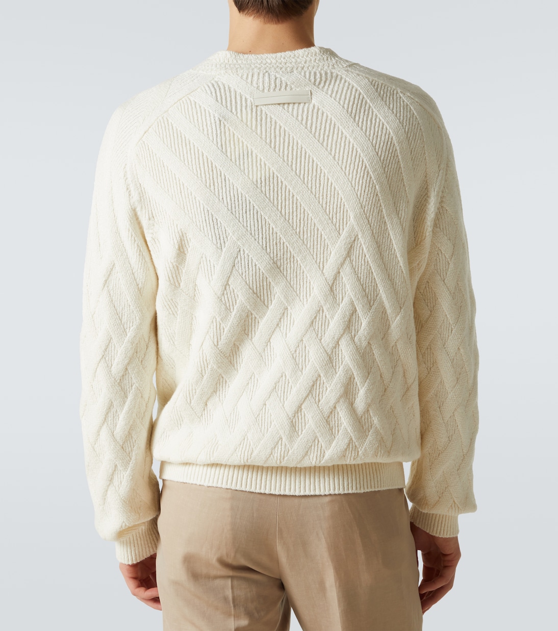 Cardigan in cotone a coste | Zegna