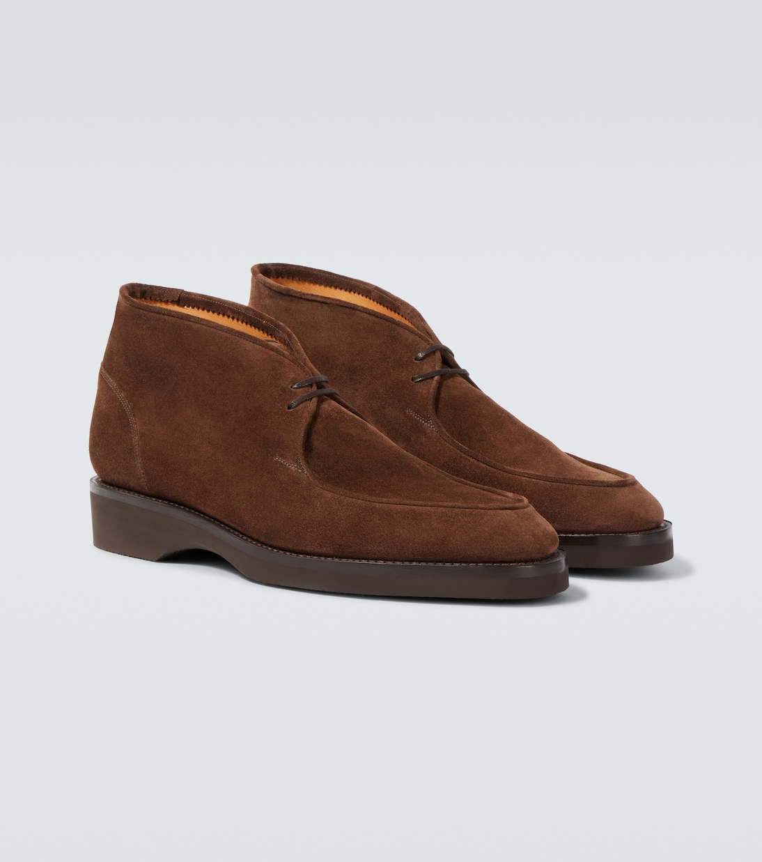 Bottines Chukka Tim en daim | John Lobb