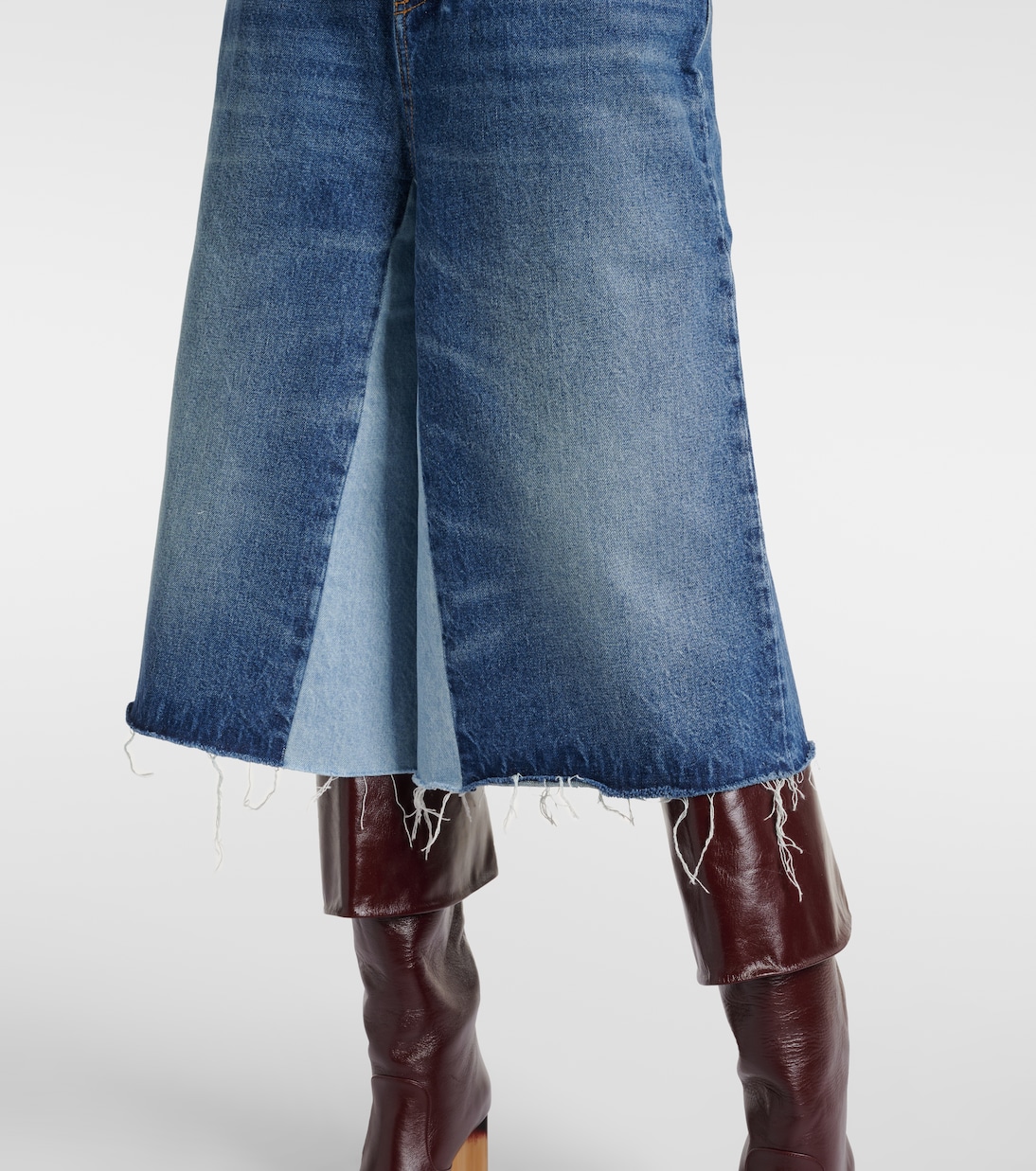 Jupe-culotte Patchwork en jean | Chloé