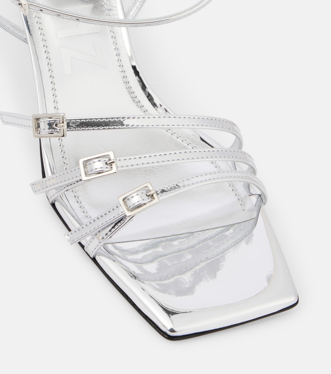 SOULIERS MARTINEZ Teresa 60 sandali in pelle metallizzata per giovani