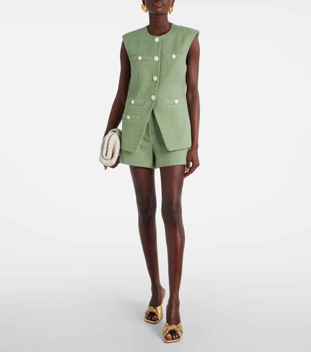 Shorts Jazmin in tweed | Veronica Beard