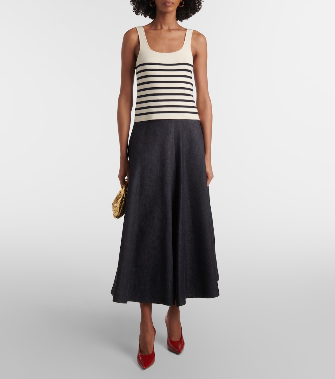 Tank top Stevie de seda y algodón | Altuzarra