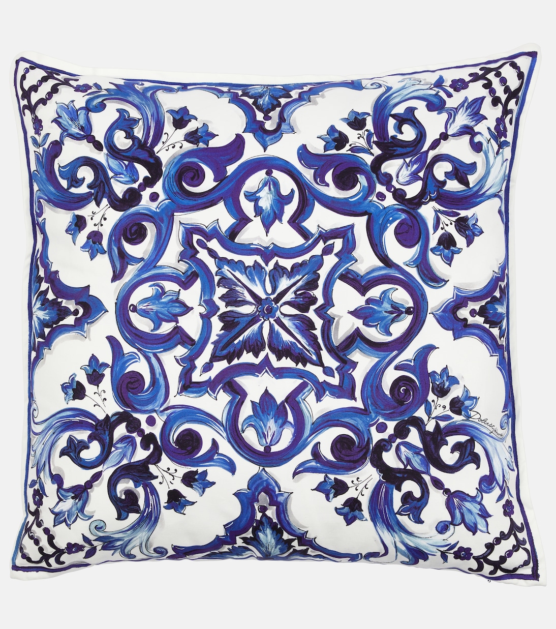 Medium printed canvas cushion | Dolce&Gabbana Casa