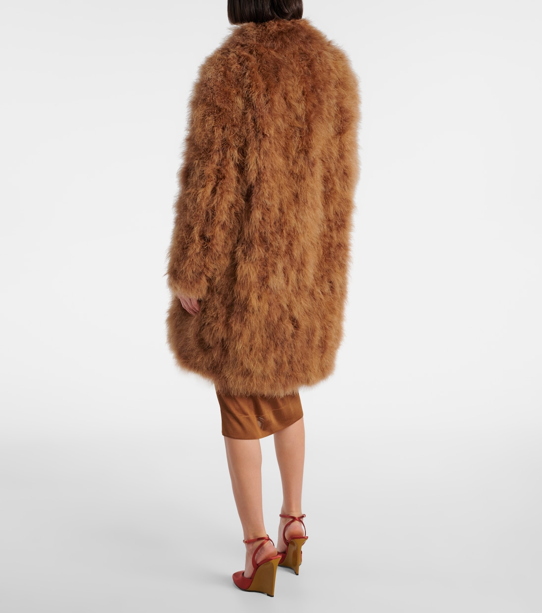Feather coat | Yves Salomon