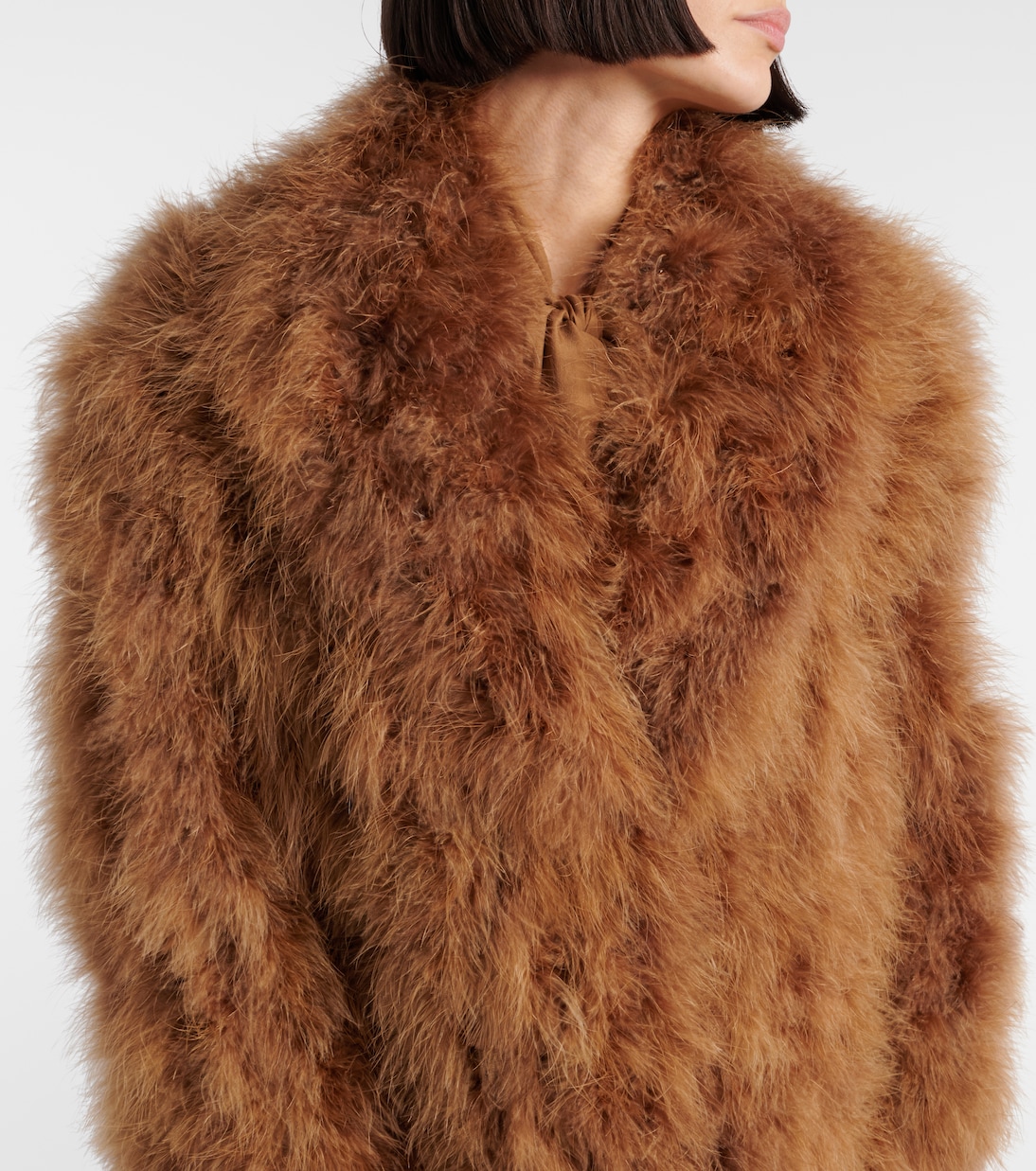 Feather coat | Yves Salomon