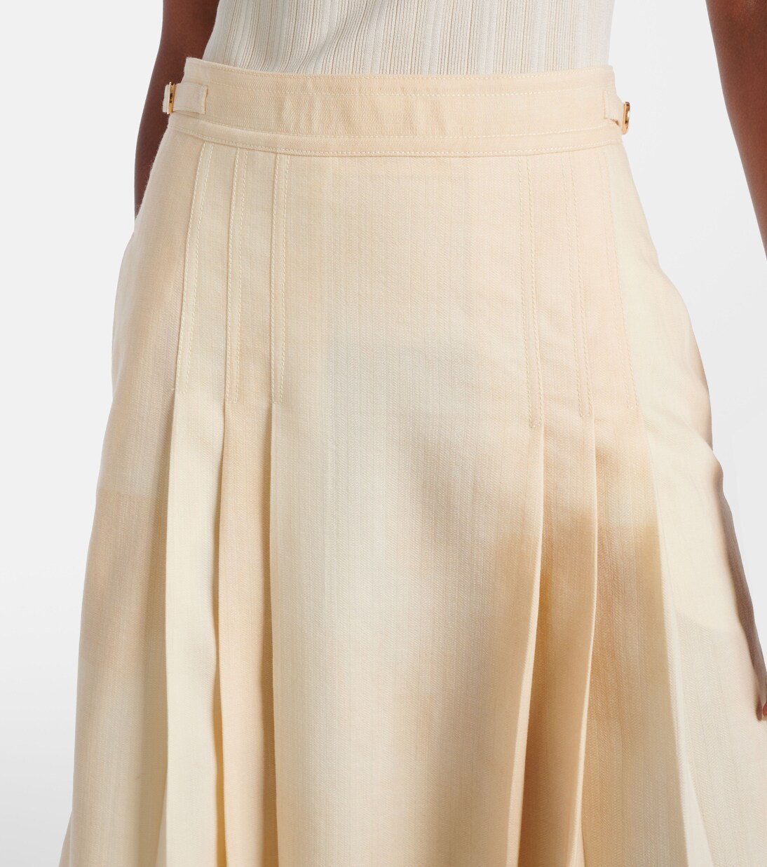 Lerna virgin wool midi skirt | Gabriela Hearst