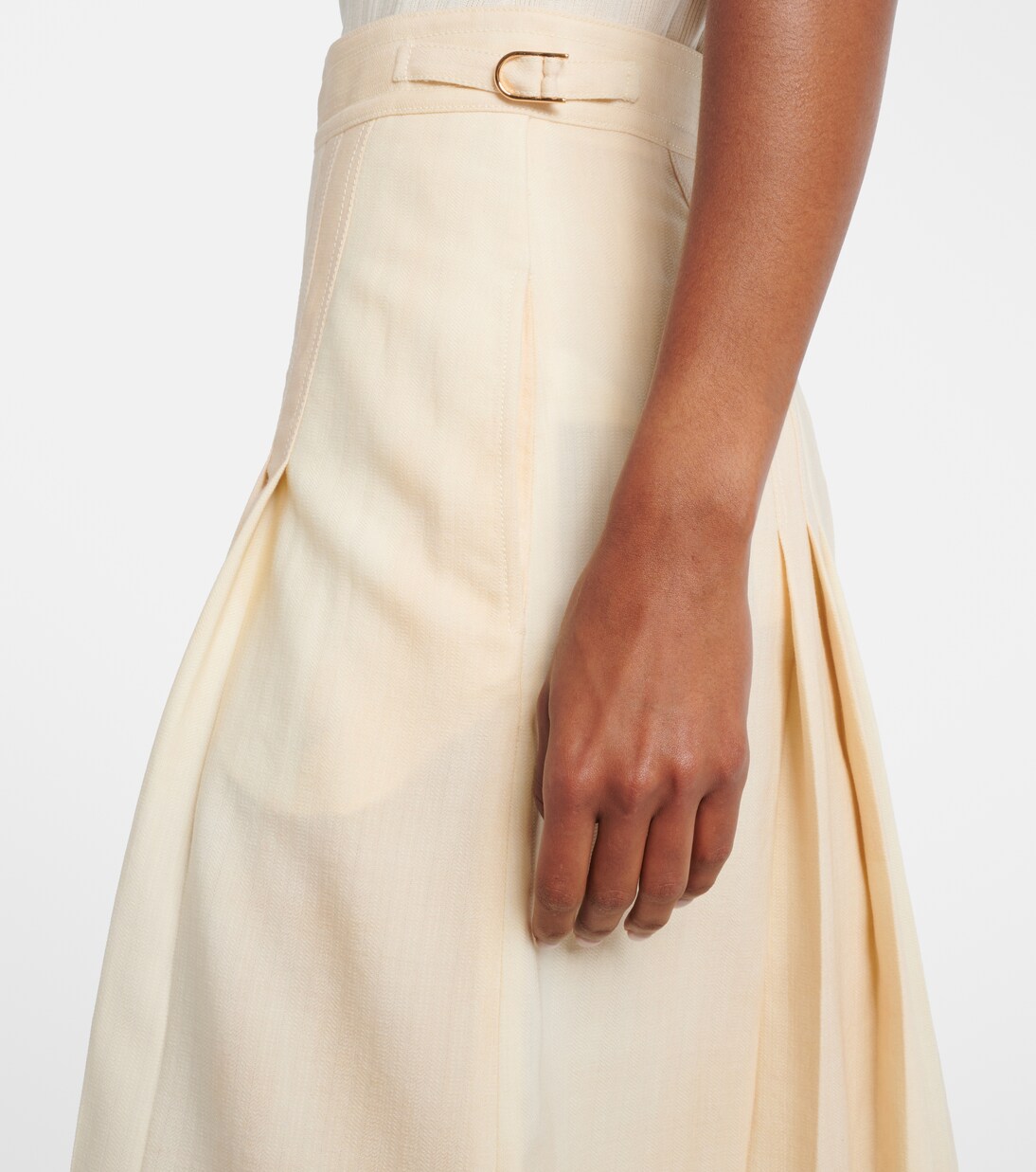 Lerna virgin wool midi skirt | Gabriela Hearst