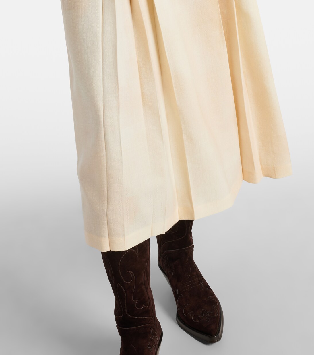 Lerna virgin wool midi skirt | Gabriela Hearst