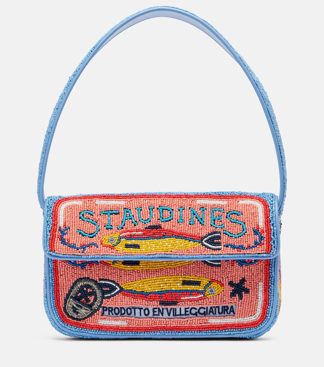Verzierte Schultertasche Tommy  | Staud