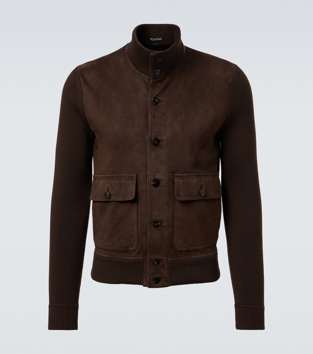 Wool and suede blouson | Tom Ford