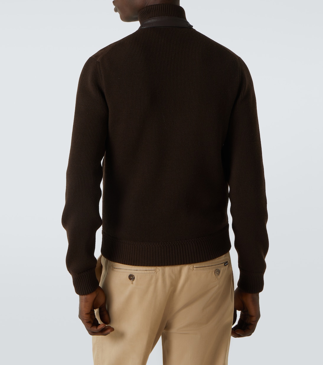 Wool and suede blouson | Tom Ford