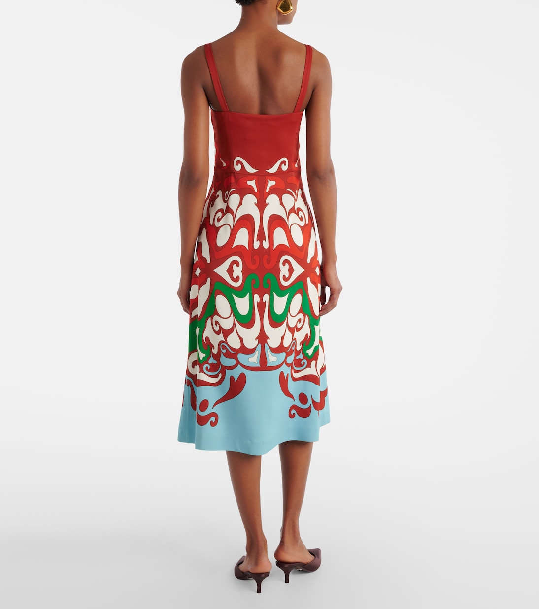 Midikleid Buy Me A Martini aus Satin | La DoubleJ