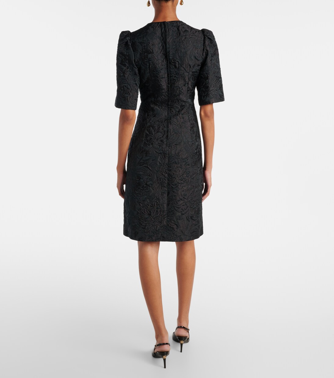 Miniabito in misto cotone e seta | Dolce&Gabbana