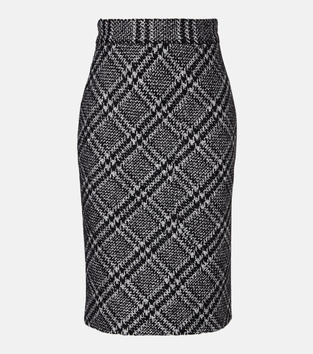 Checked wool-blend miniskirt | Dolce&Gabbana