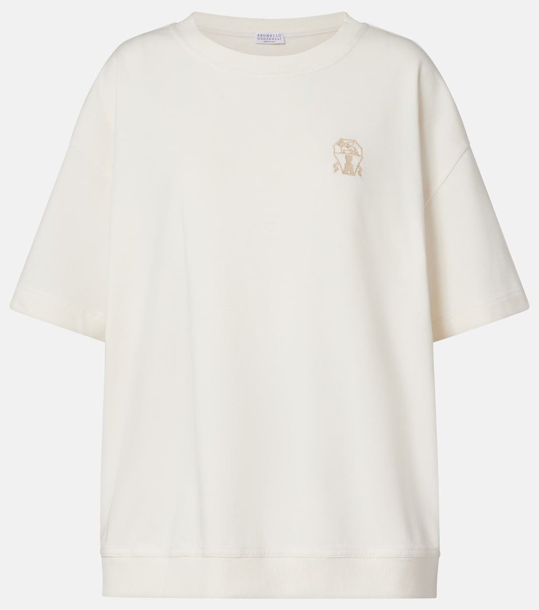 Logo cotton T-shirt | Brunello Cucinelli