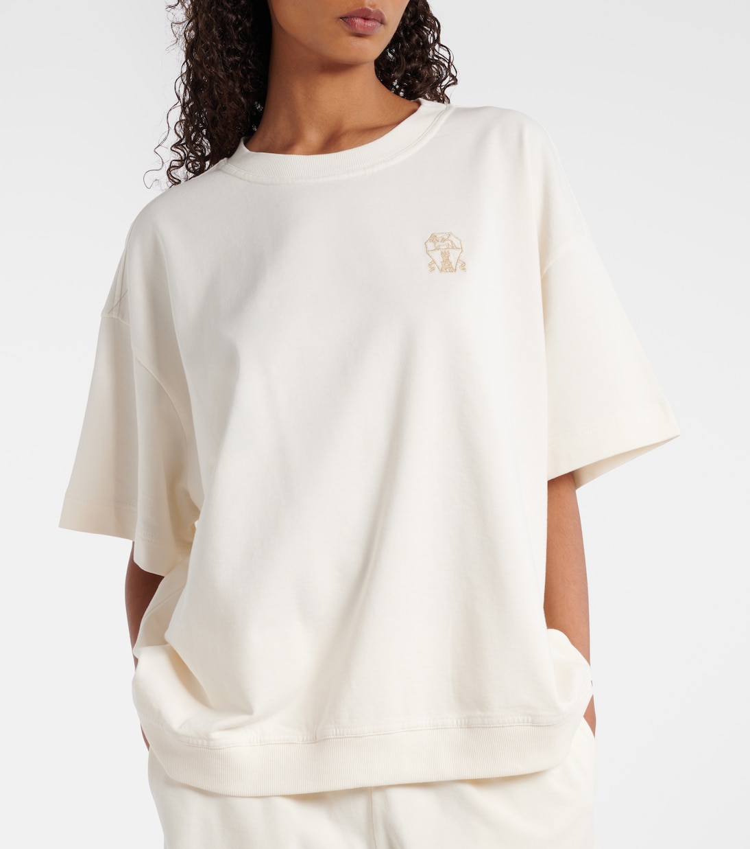 Logo cotton T-shirt | Brunello Cucinelli