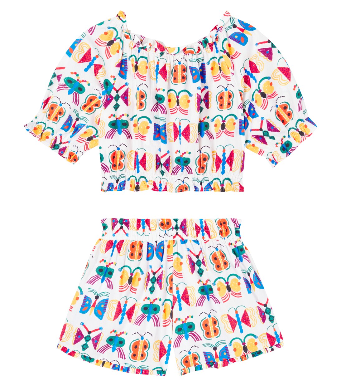 Set de top y shorts Borbo Cosmo de algodón | Fábula