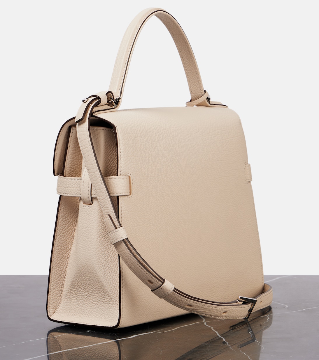 Tote Tempête MM aus Leder | Delvaux