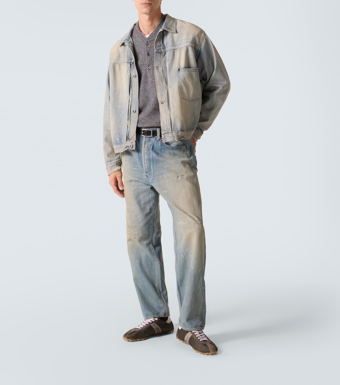 Jeans rectos No. 37 efecto desgastado | A.Presse