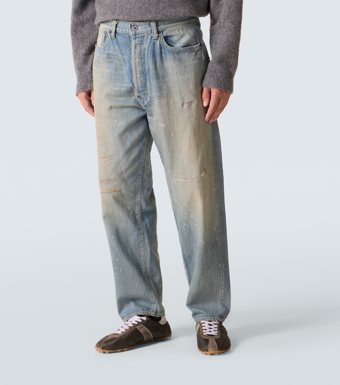 Jeans rectos No. 37 efecto desgastado | A.Presse