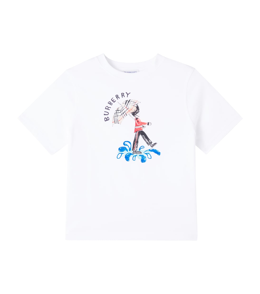 T-shirt in jersey di cotone con stampa | Burberry Kids