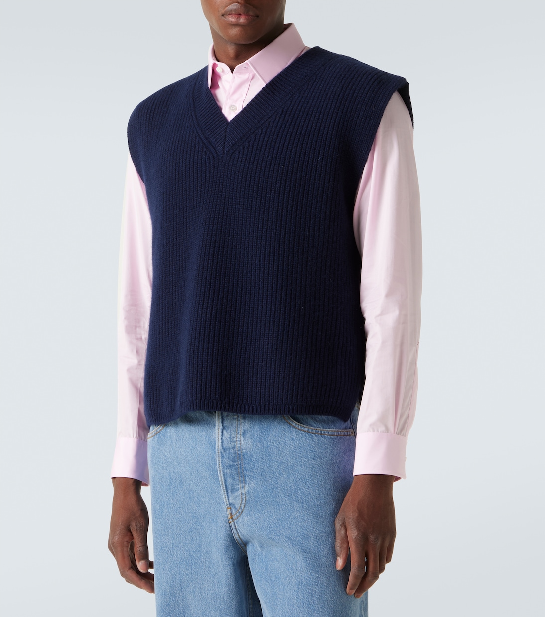 Gilet Mr Southbank in cashmere | Arch4