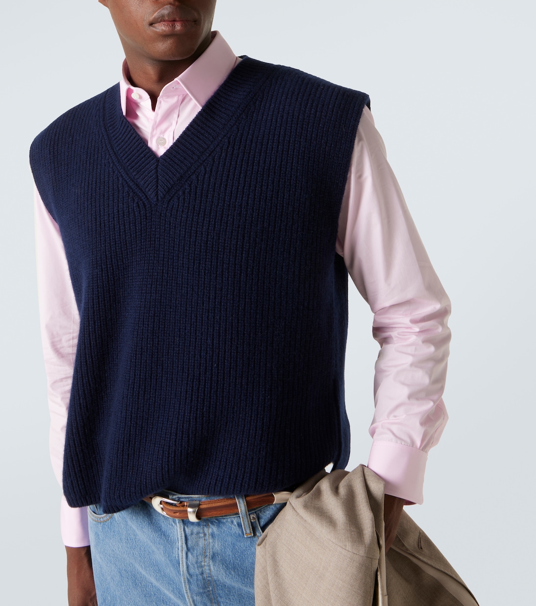 Gilet Mr Southbank in cashmere | Arch4