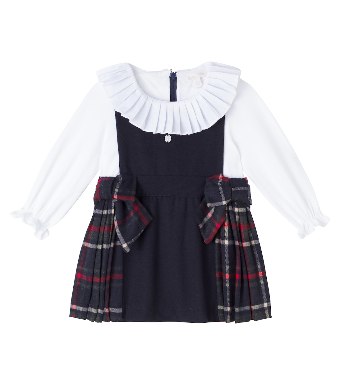 Bebé - vestido en mezcla de algodón con tartán | Patachou