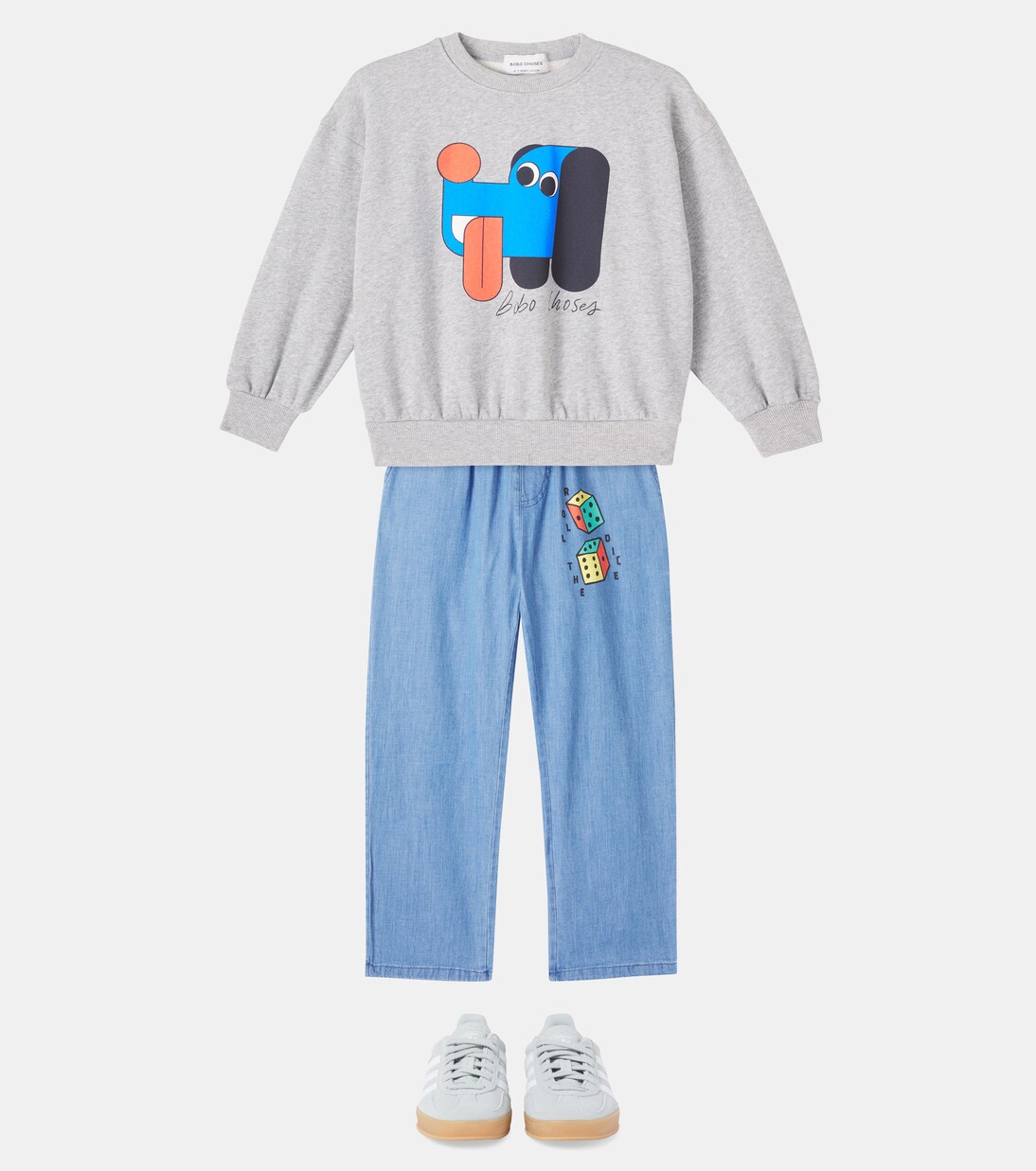 Sweatshirt Doggy Mate aus Baumwoll-Jersey | Bobo Choses