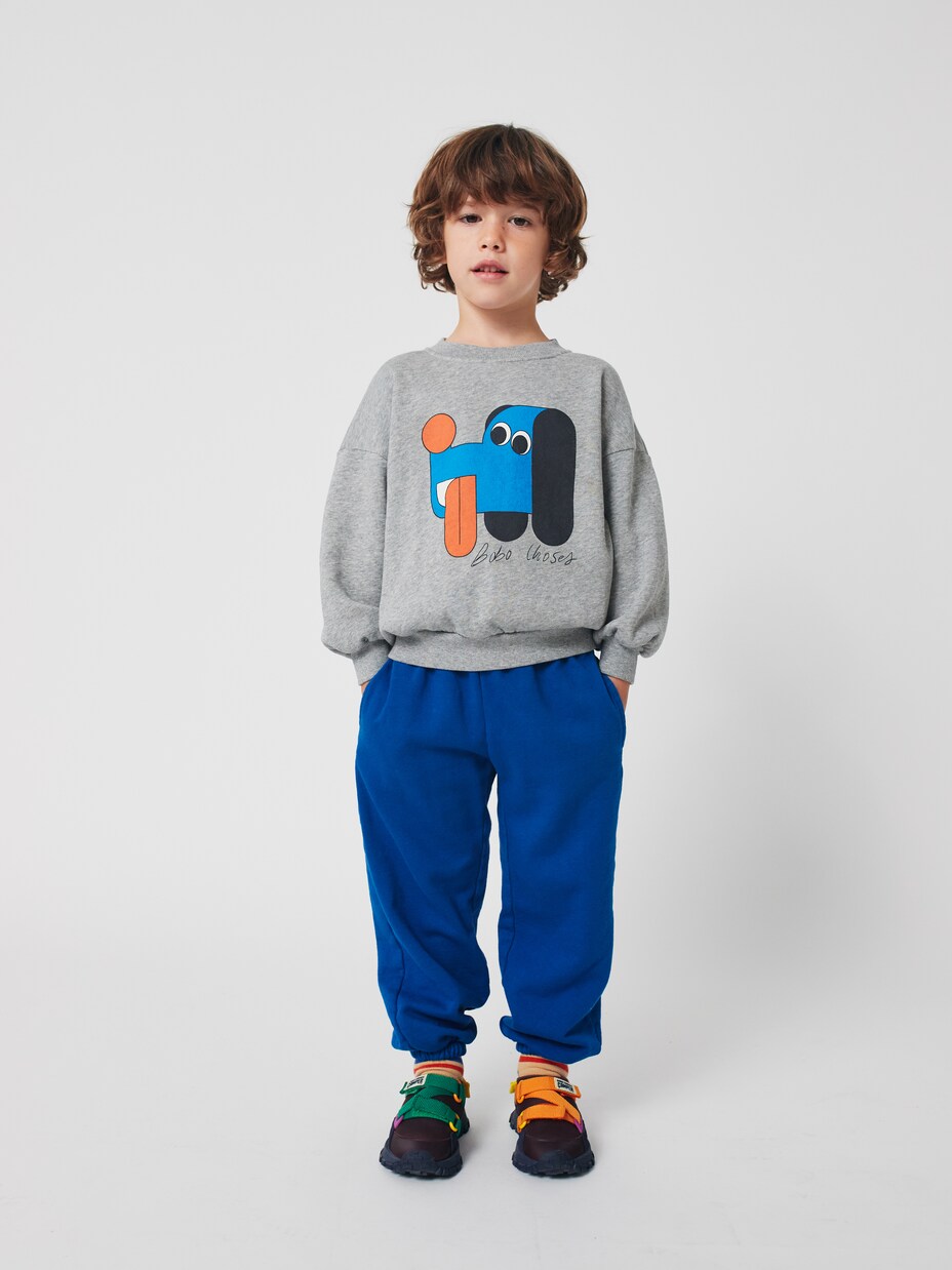 Sweat-shirt Doggy Mate en coton | Bobo Choses