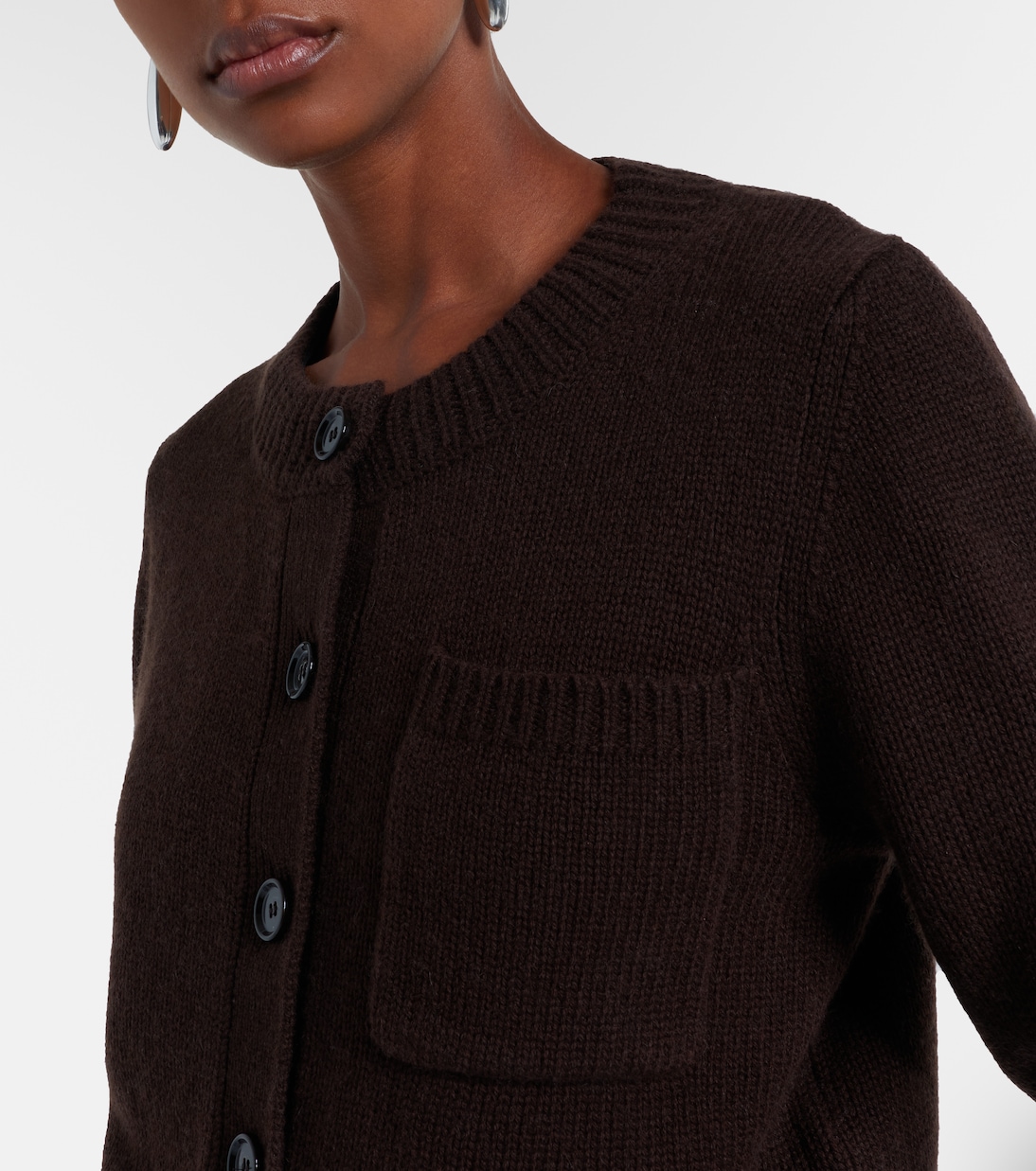Wool and cashmere cardigan | Jardin des Orangers