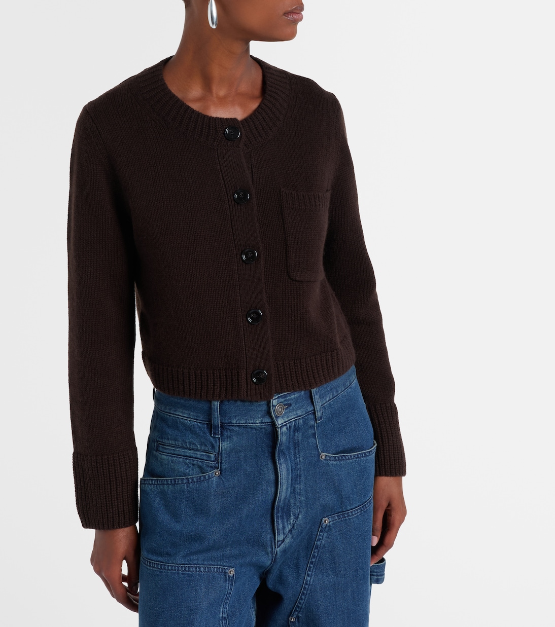 Wool and cashmere cardigan | Jardin des Orangers