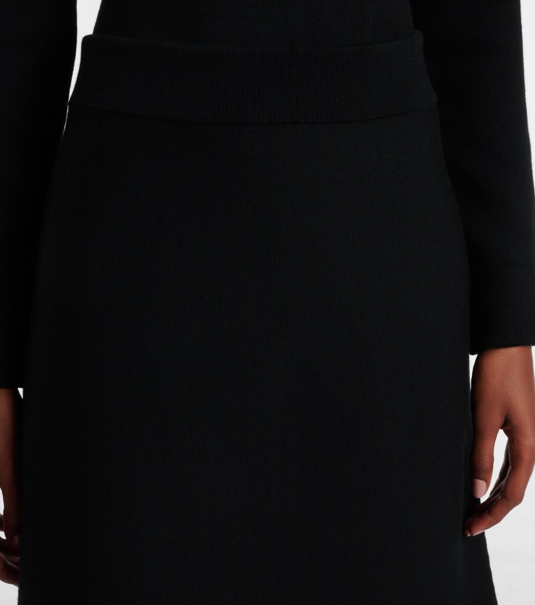 Sharp Ambition wool-blend midi skirt | Dorothee Schumacher