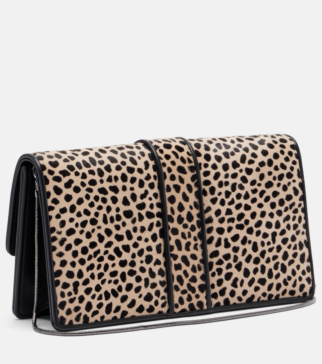 Capri embellished calf hair clutch | Manolo Blahnik