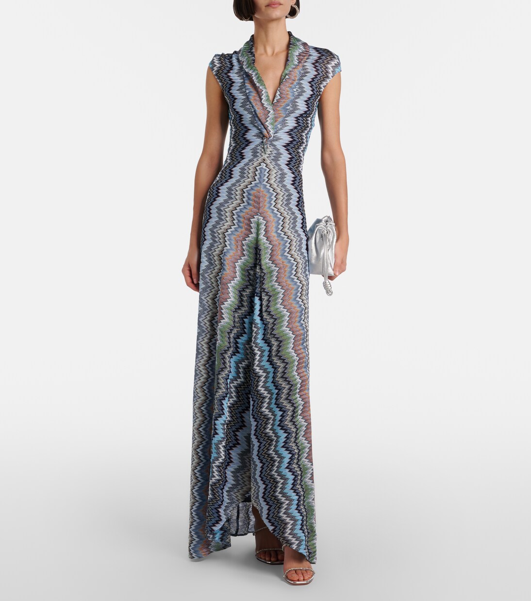 Maxikleid aus Häkelstrick | Missoni