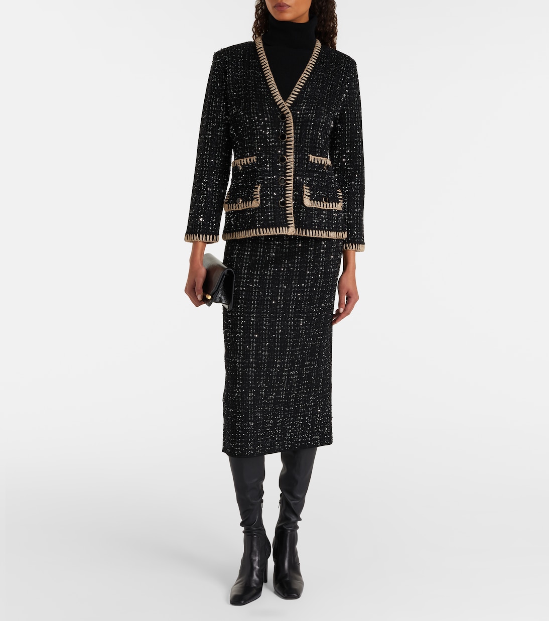 Ceriani tweed cardigan | Veronica Beard