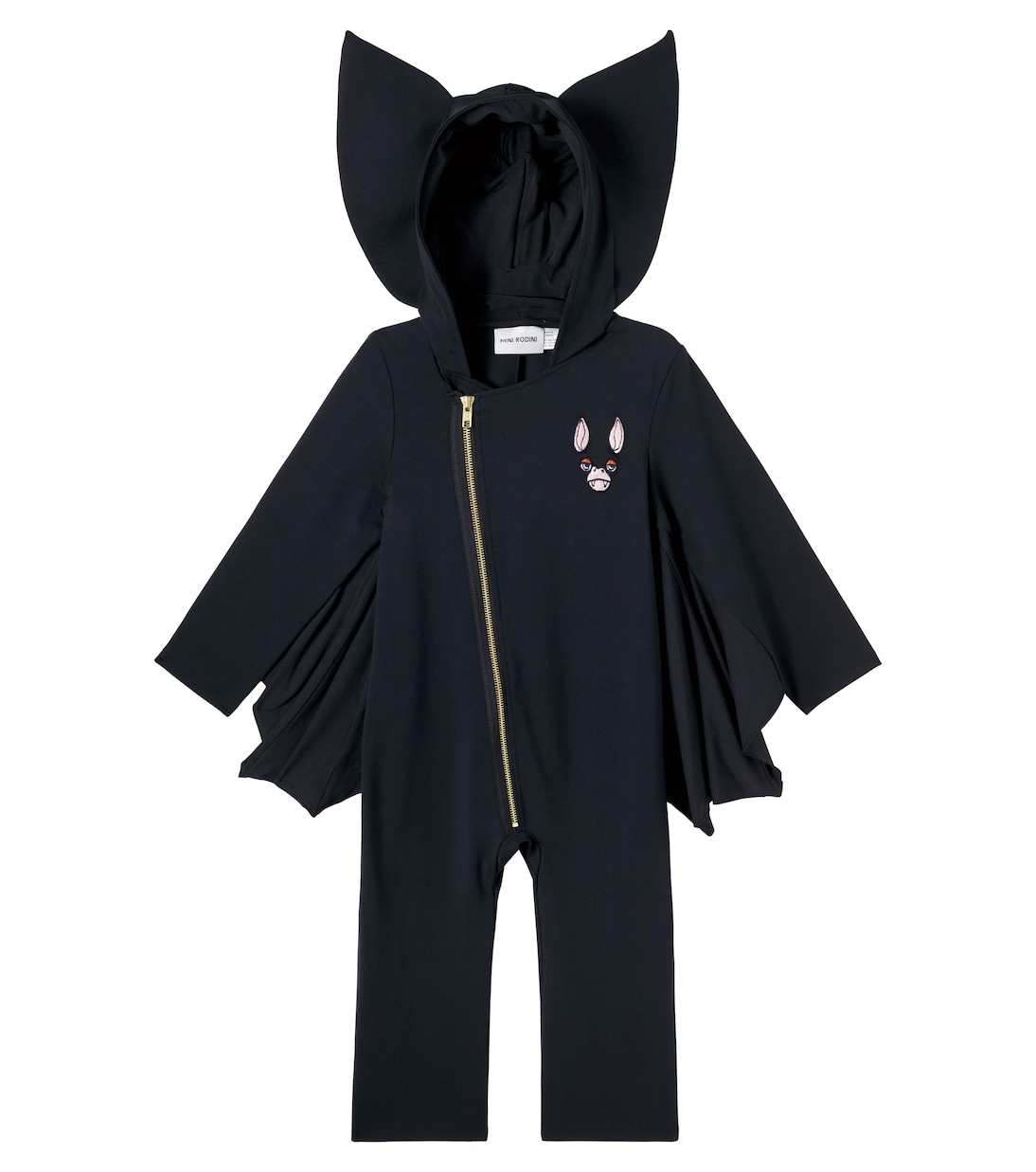 Embroidered cotton-jersey jumpsuit | Mini Rodini
