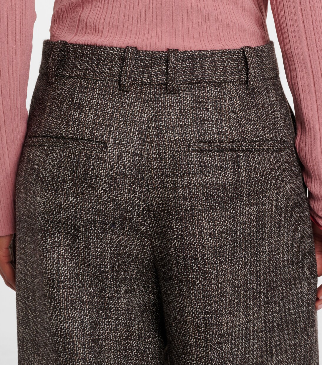 Hawley初剪羊毛阔腿裤 | Joseph