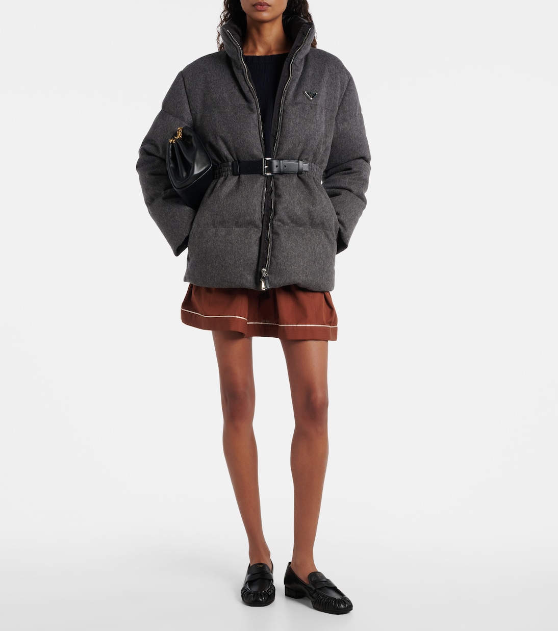 Daunenjacke Loden aus Schurwolle | Prada
