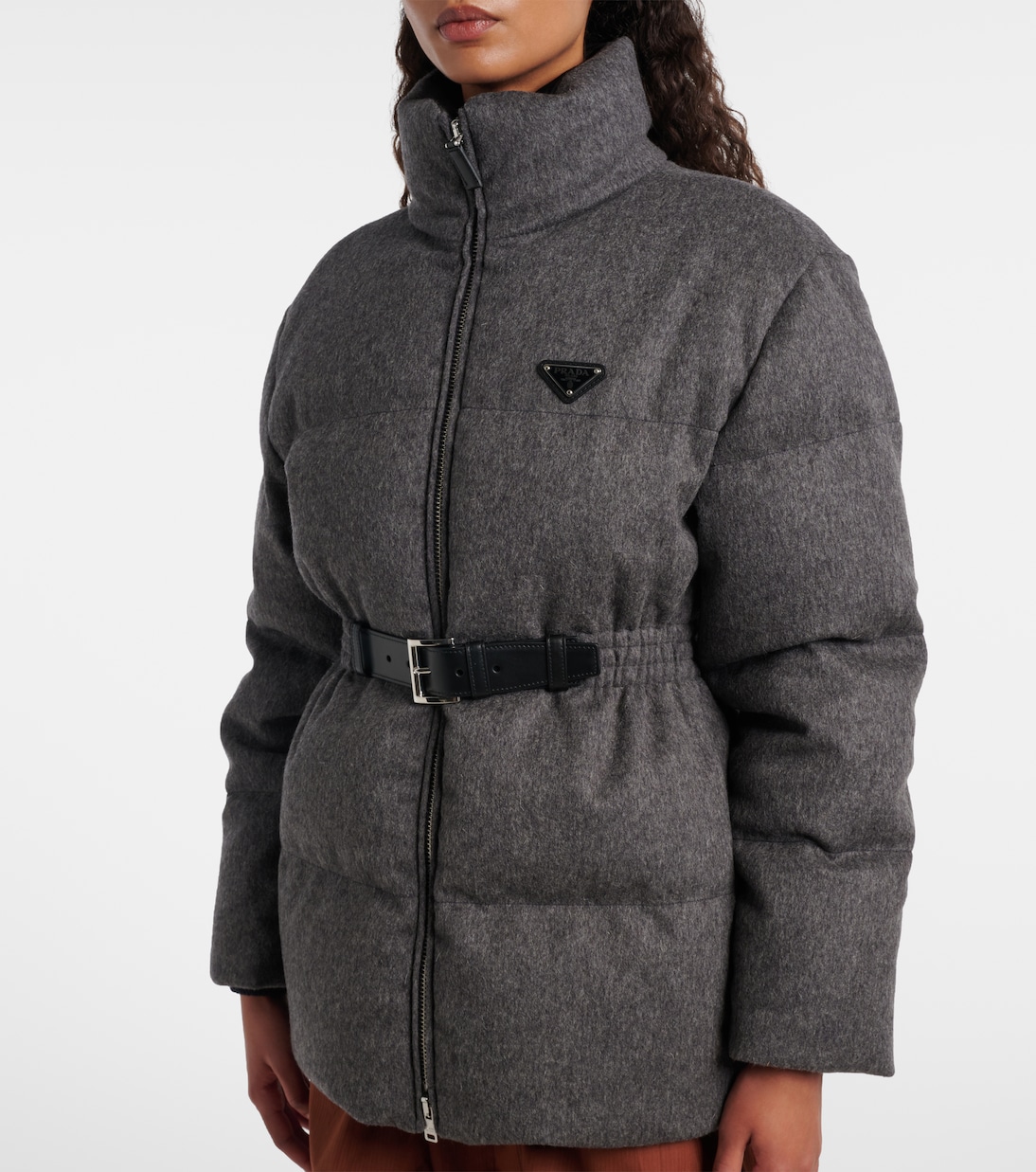 Daunenjacke Loden aus Schurwolle | Prada
